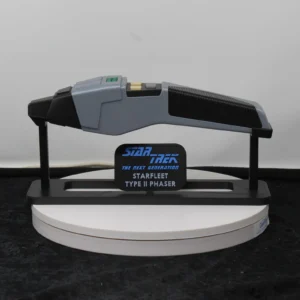 Star Trek The Next Generation Cobrahead Phaser Type II with Display Stand and Holster