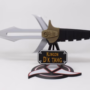 Star Trek Klingon D'K Tahg Knife Replica with Display Stand