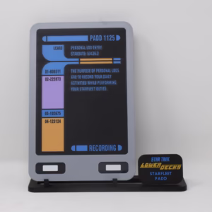 Star Trek Lower Decks Personal Access Display Device (PADD) Replica with stand