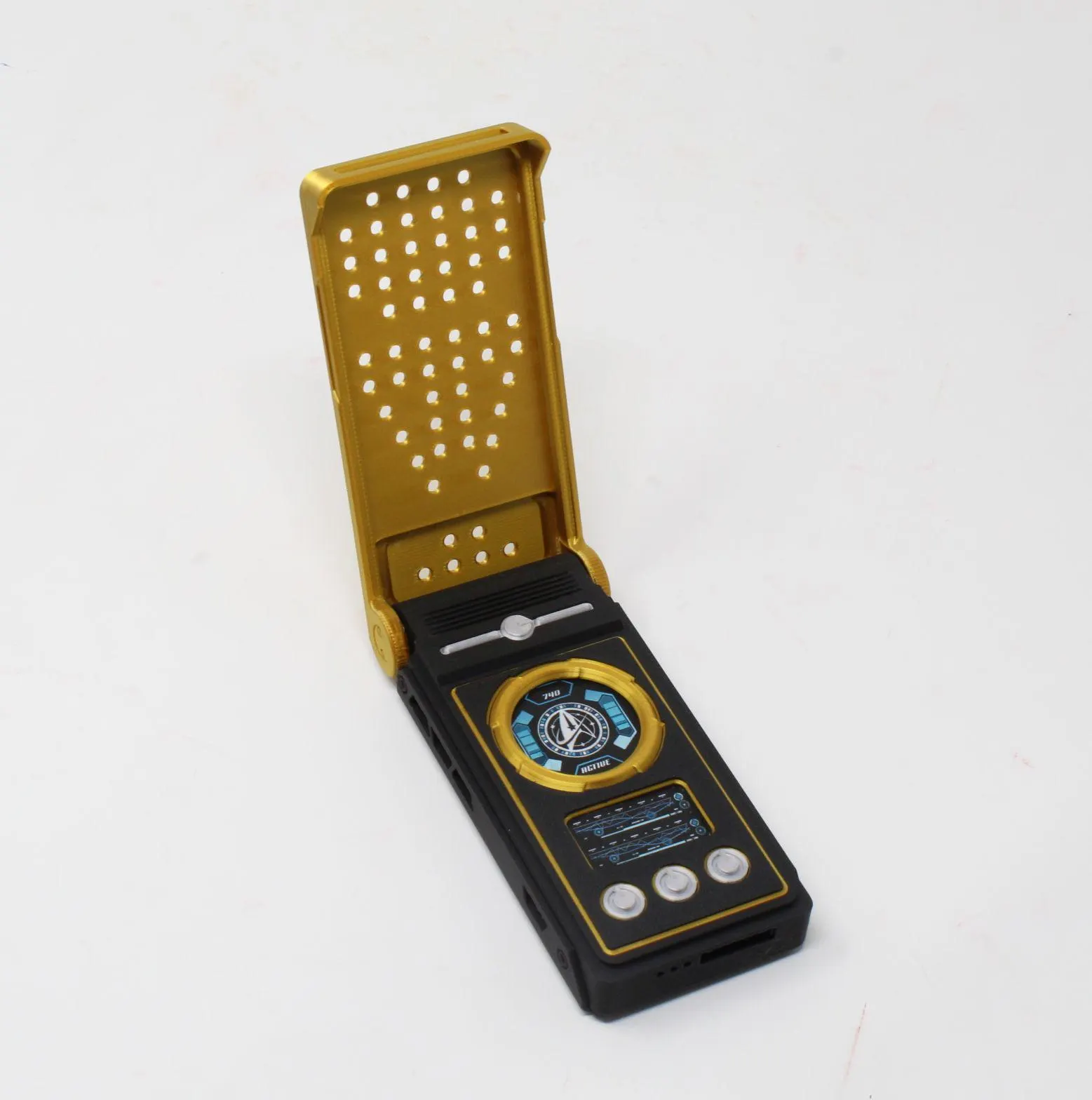 Star Trek Discovery Communicator Prop Cosplay with Stand - Image 5