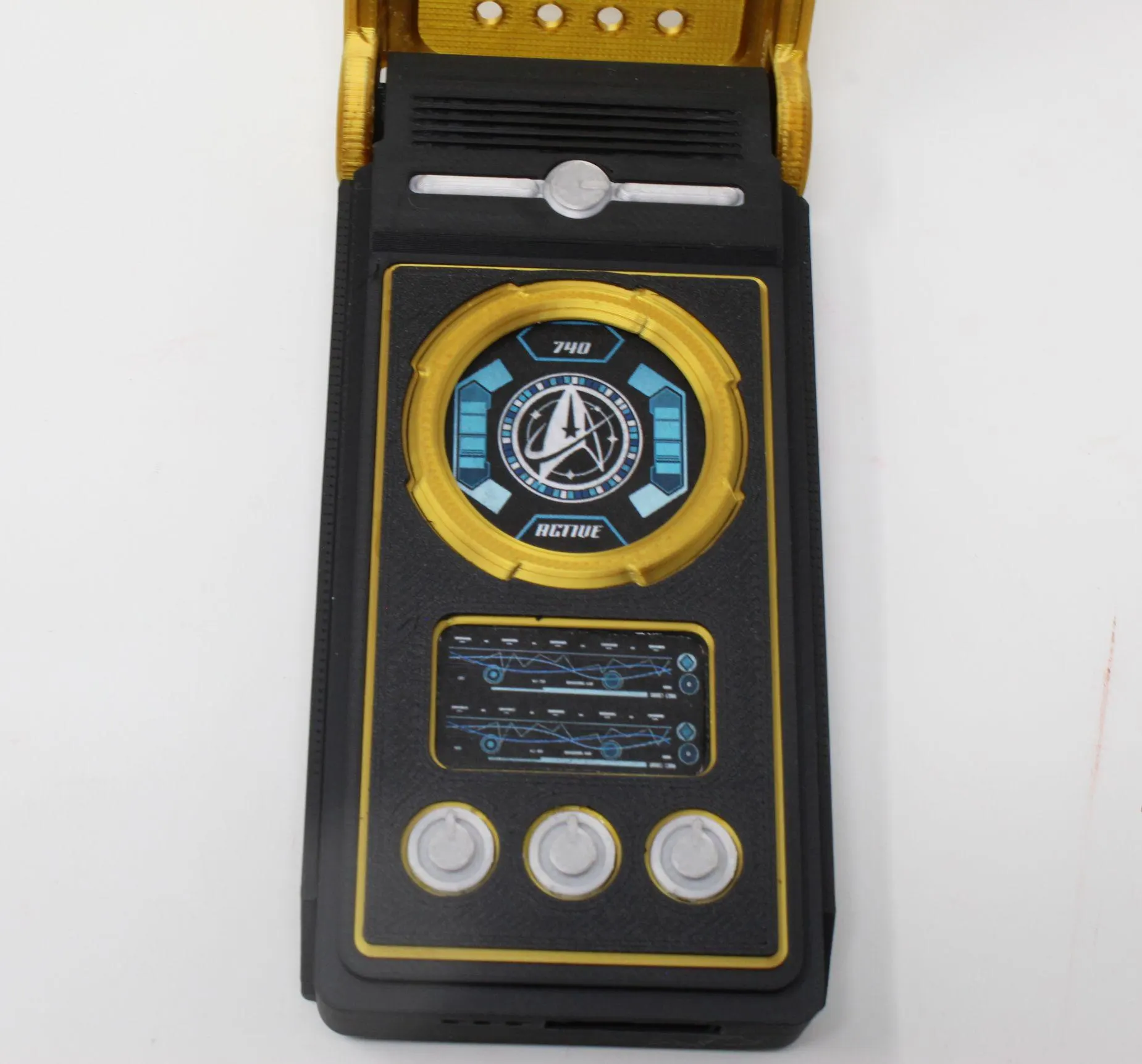 Star Trek Discovery Communicator Prop Cosplay with Stand - Image 4