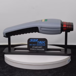Star Trek The Next Generation Dustbuster Phaser Type II with Display Stand and Holster choice
