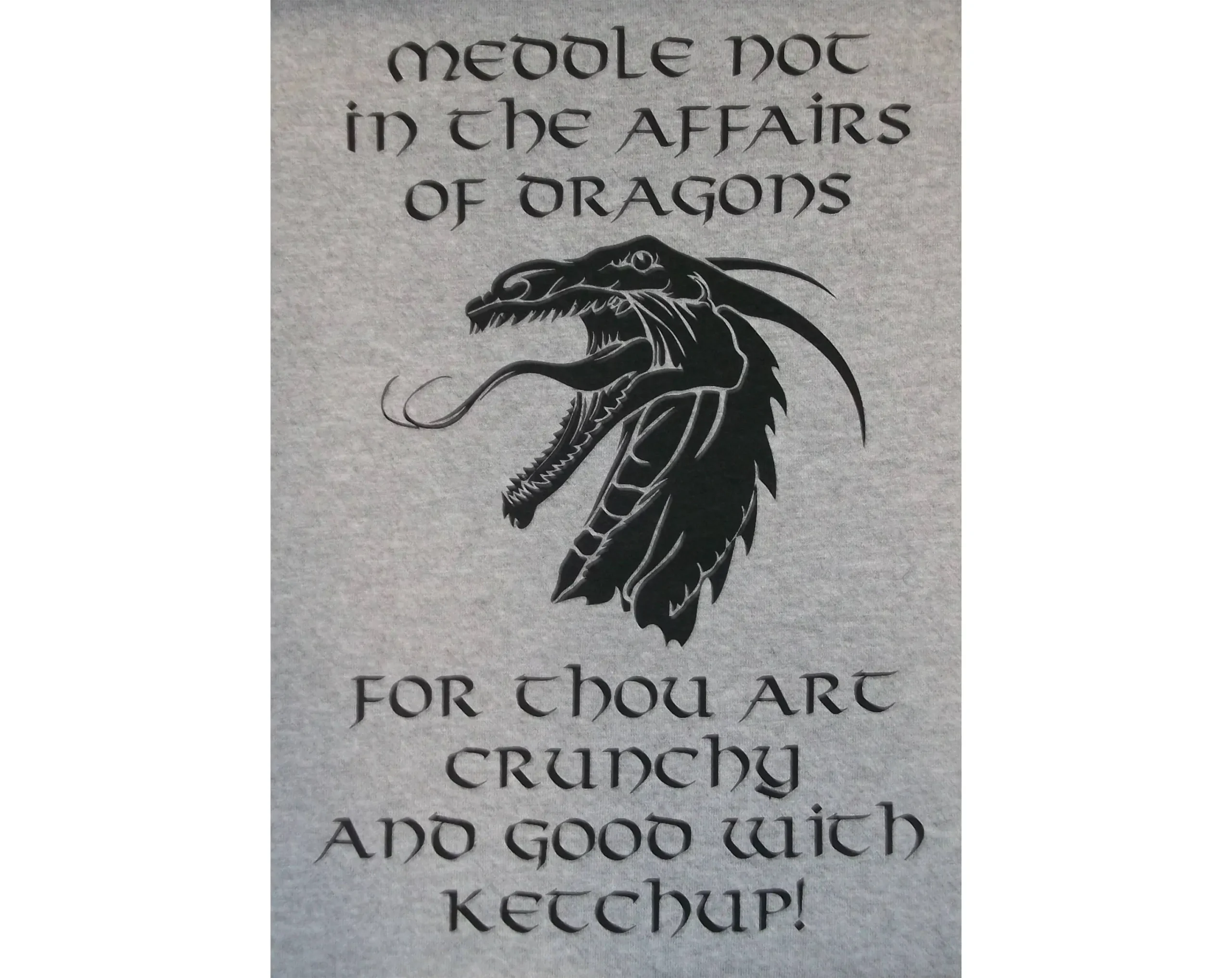 Celtic Dragon Affairs T-Shirt Black Ink