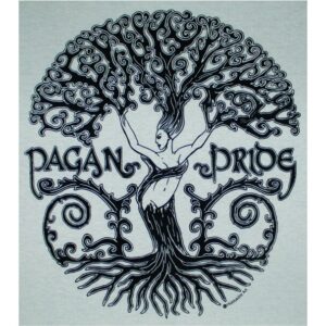 Pagan Pride Wiccan T-Shirt Black Ink