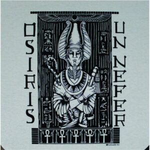 Osiris Egyptian God of the Afterlife T-Shirt Black Ink