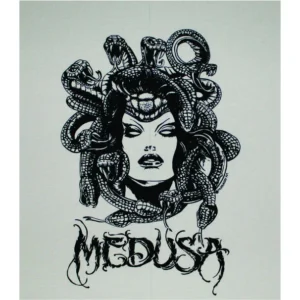 Medusa Chief of the Gorgons T-Shirt Black Ink