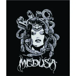 Medusa Chief of the Gorgons T-Shirt White Ink