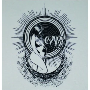 Gaia Mother Earth Goddess Gaea T-Shirt Black Ink