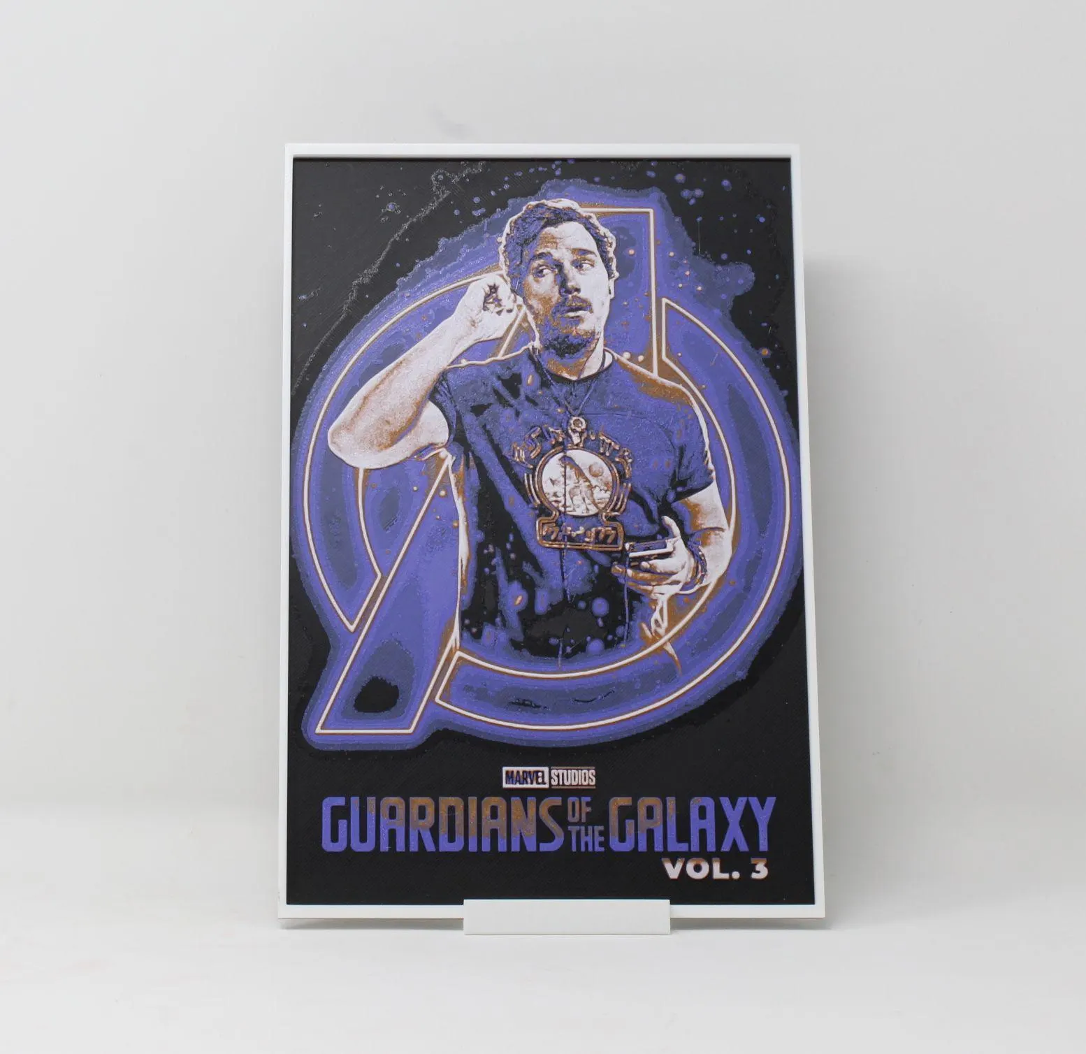 Guardians of the Galaxy Vol. 3 Movie 2023 Movie Poster Hueforge 3D Print Fan Art