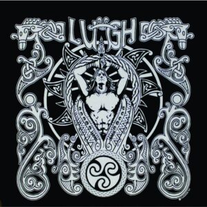 Lugh of the Long Arm Irish God of Kings T-Shirt White Ink