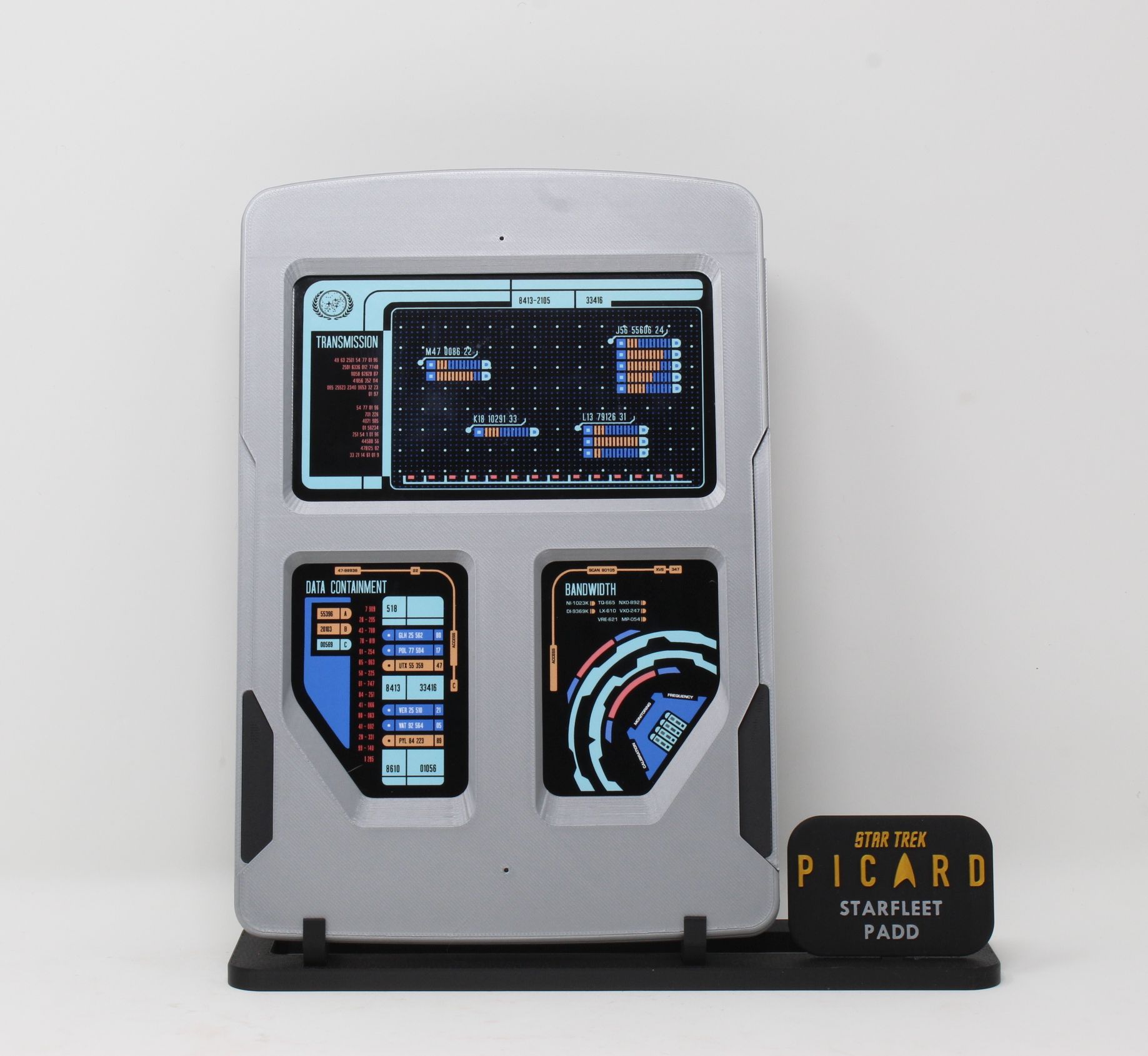 Star Trek Picard Season 1 Personal Access Display Device (PADD) Cosplay Fan Art Replica Prop