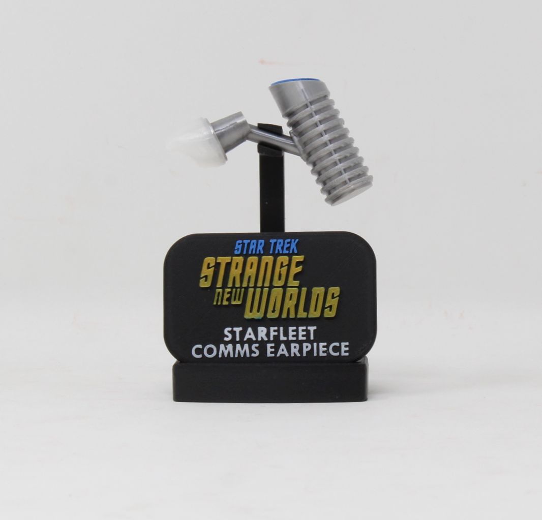 Star Trek Strange New World's Comms Earpiece Ear Replica Prop Cosplay Fan Art SNW