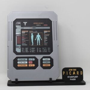 Star Trek Picard Season 3 Personal Access Display Device (PADD) Anatomical Scan Cosplay Fan Art Replica Prop