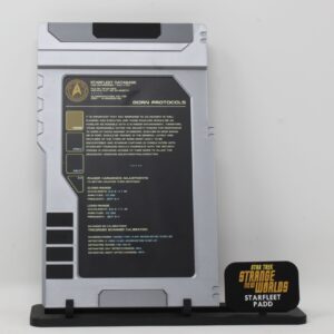 Star Trek Strange New Worlds Personal Access Display Device (PADD) Gorn Protocol Cosplay Fan Art Replica Prop SNW