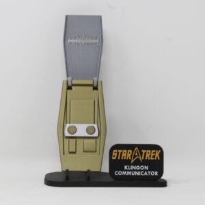 Star Trek The Original Series Klingon Communicator Prop Cosplay with Stand TOS
