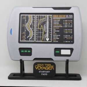 Star Trek Voyager Large Personal Access Display Device (PADD) Human Anatomy Cosplay Fan Art Replica Prop