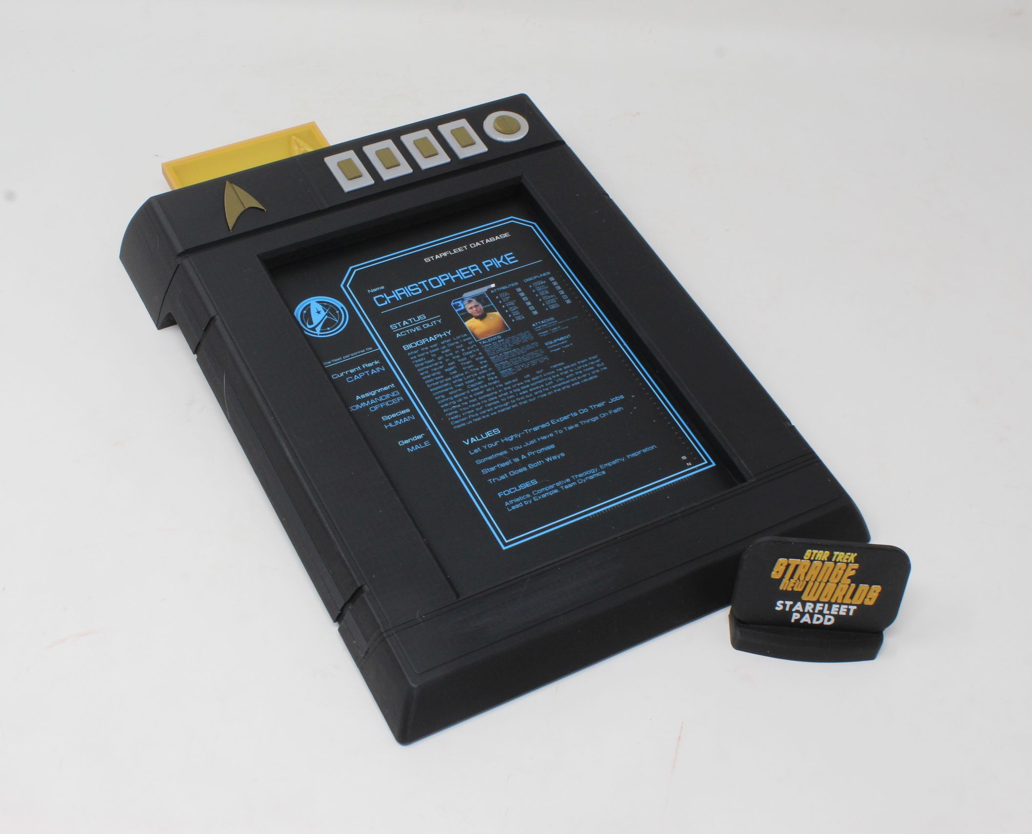 Data Padd Star Trek Strange New Worlds and Discovery Data Slate PADD Replica Prop ...