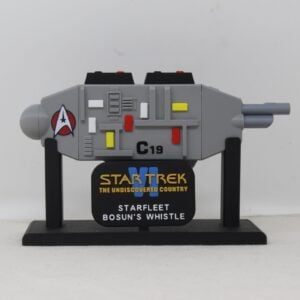 Star Trek VI: The Undiscovered Country Bosun's Boatswain's Whistle Replica Prop Cosplay Fan Art