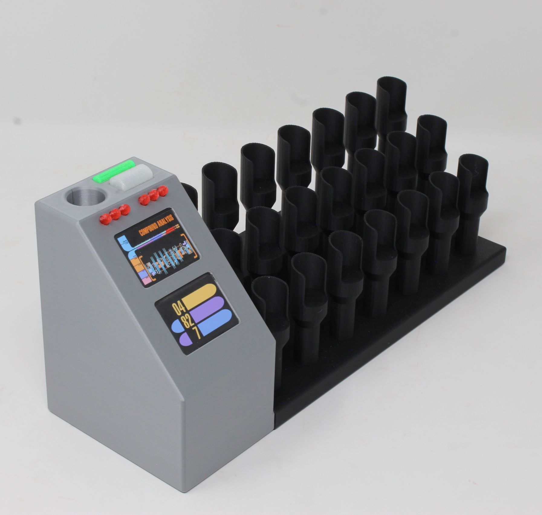 Hypospray Vile Rack with Control Module Star Trek Starfleet Replica Prop Cosplay Fan Art - Image 4