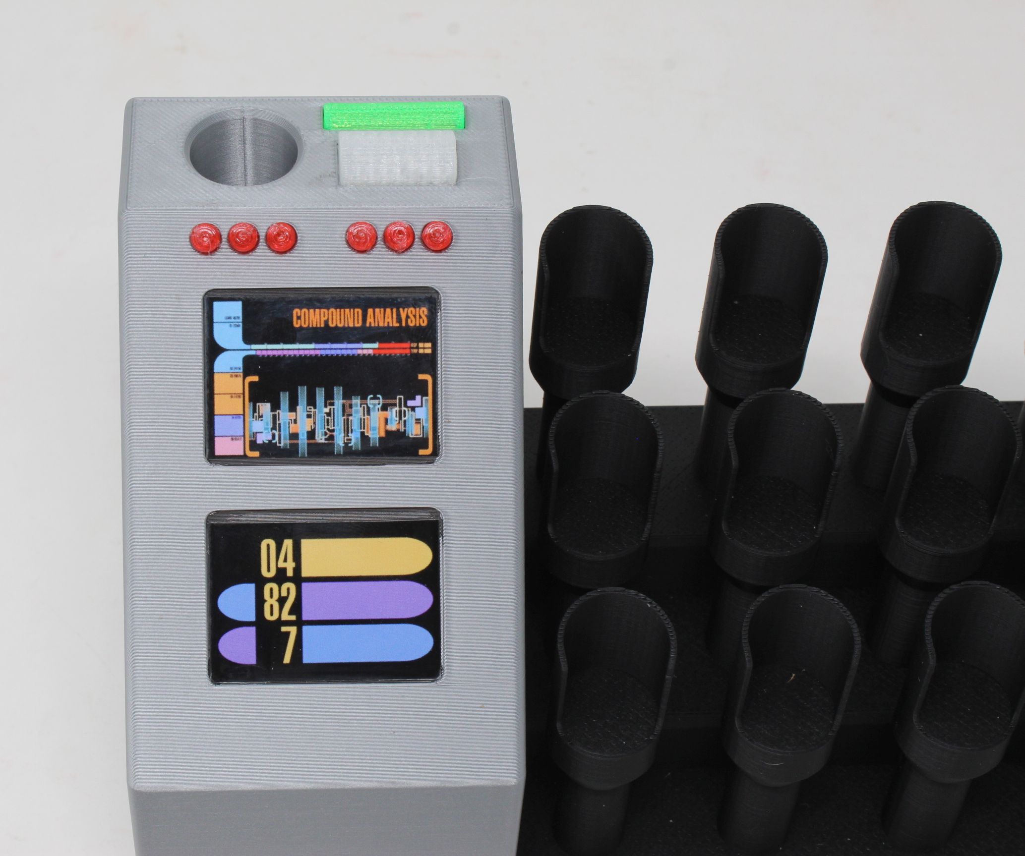Hypospray Vile Rack with Control Module Star Trek Starfleet Replica Prop Cosplay Fan Art - Image 3
