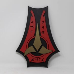 Star Trek Klingon Ceremonial Banner 12-3/4" Wall Plaque