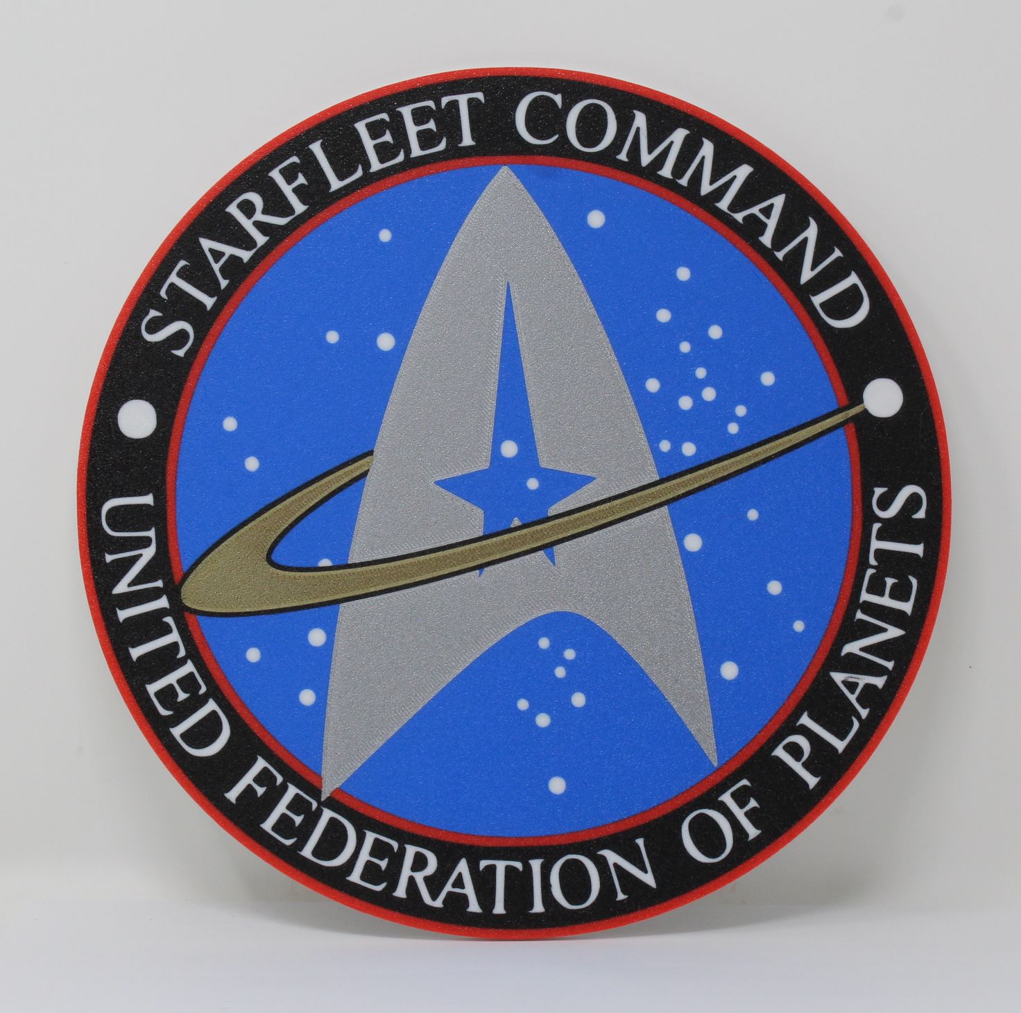 Star Trek StarFleet Command 9-3/8" Wall Plaque