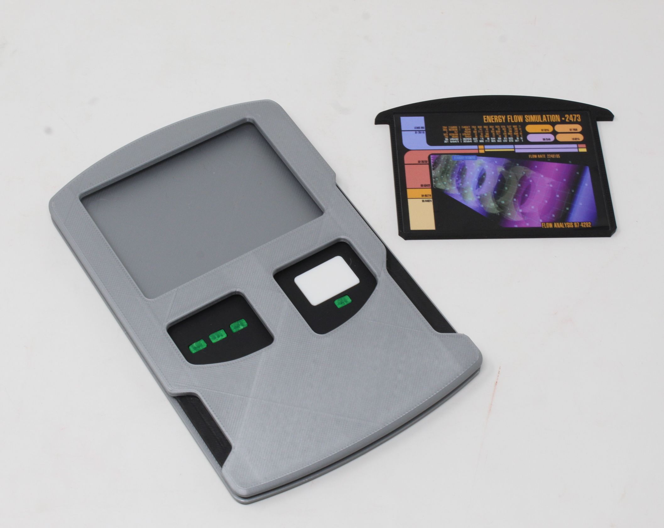 Star Trek Voyager Small PADD Long Range Scan Cosplay Fan Art Replica Prop - Image 3