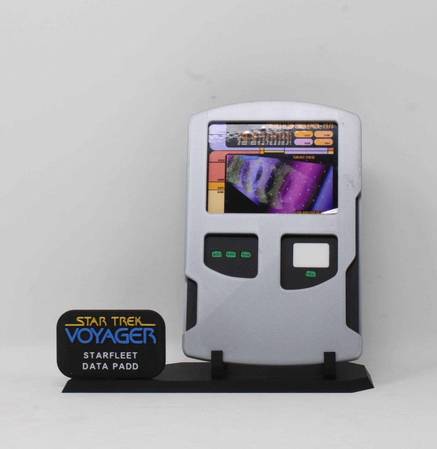 Star Trek Voyager Small PADD Long Range Scan Cosplay Fan Art Replica Prop