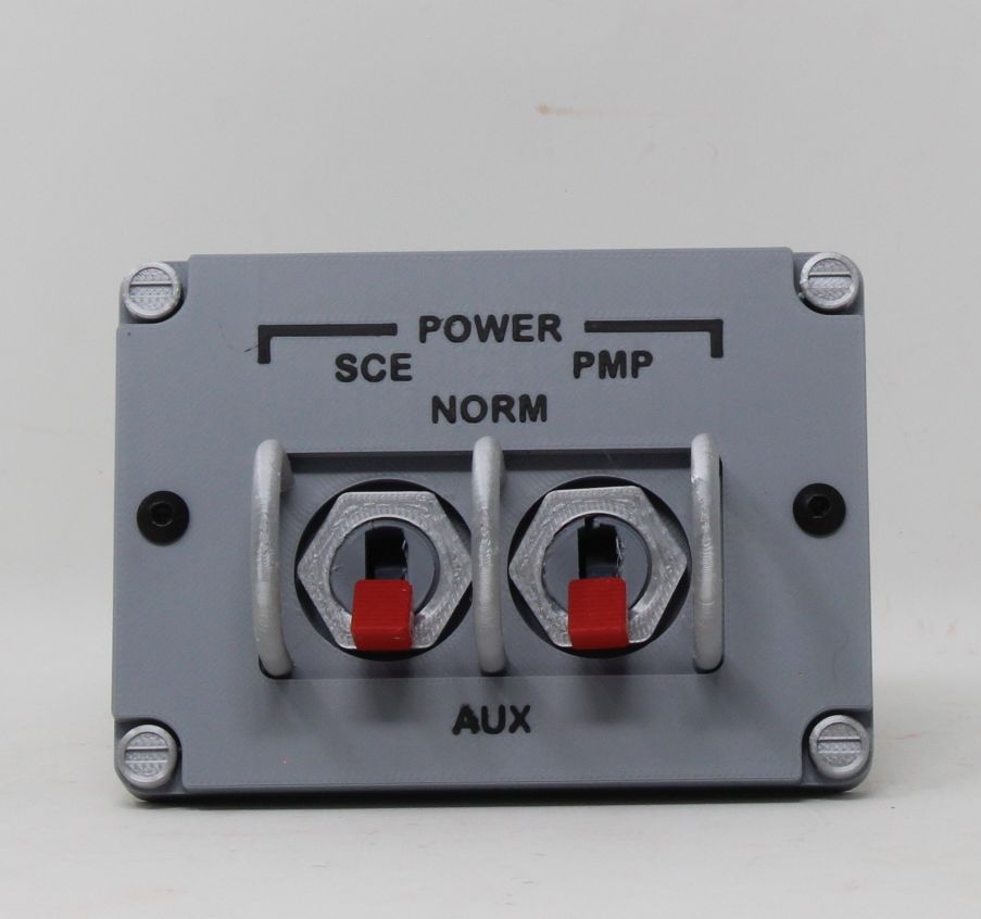 Apollo 12 SCE Lightning Strike Switch Replica Prop Cosplay Fan Art
