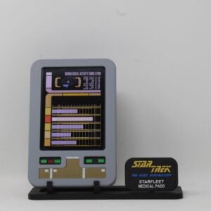 Star Trek TNG Medical PADD Cosplay Fan Art Replica Prop
